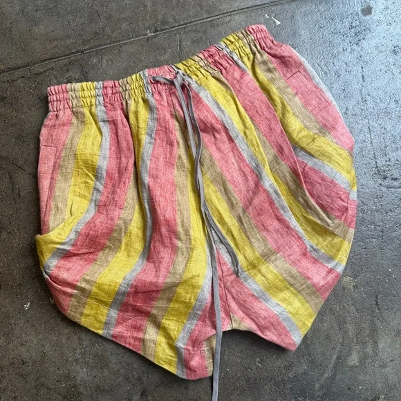 Vivienne Westwood 2012 1/1 Sample Anglomania Linen Sample Combination Shorts - Picture 10 of 12